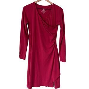 Kuhl Faux Wrap Dress Size Small Long Sleeve